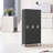 For Home Gym Office School Garage 3 Door 72 Inch Tall Locking Black Metal Locker