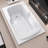 60 In. X 36 In. Rectangular Acrylic Soaking Drop-In Bathtub,Rectangle Deep Drop-In Soaking Tub With Integrated Handrail And Headrest, Glossy White Bathtubs