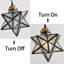 Lustre en verre avec lumière chaude-1391193786
