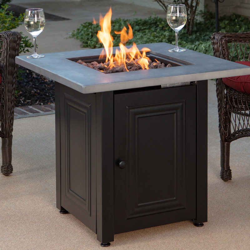 Table de foyer au propane en acier The Wakefield