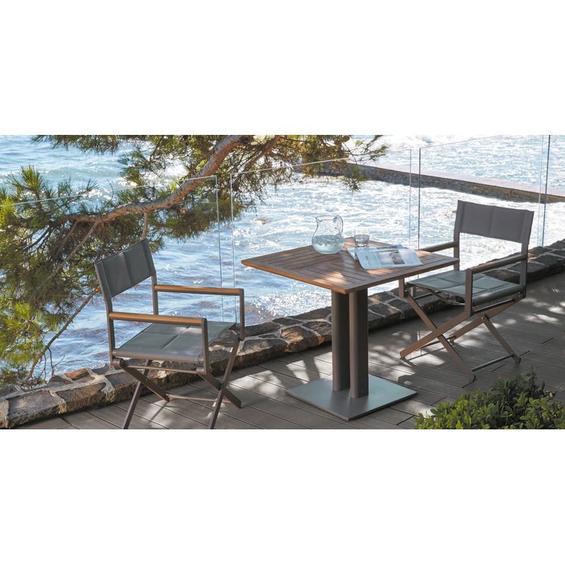 OSKAR - Chaise de réalisateur pliante, Moka mat