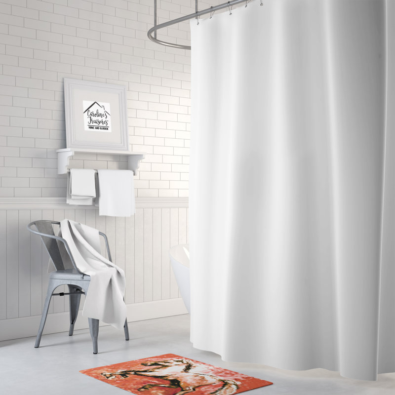 Tapis de bain shadow the cheval, Rouge