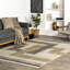 Tapis abstrait Marvinney pour le salon, la chambre et la cuisine, beige / ivoire-276259196
