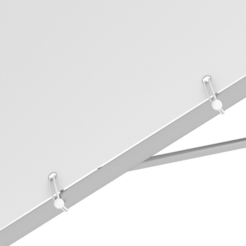 Abri d'auto Outsunny, tente de réception robuste de 19 pi x 19,5 pi, garage portatif, auvent extérieur avec cadre en acier galvanisé pour voiture, camion, bateau, moto, vélo, 8 pieds, blanc