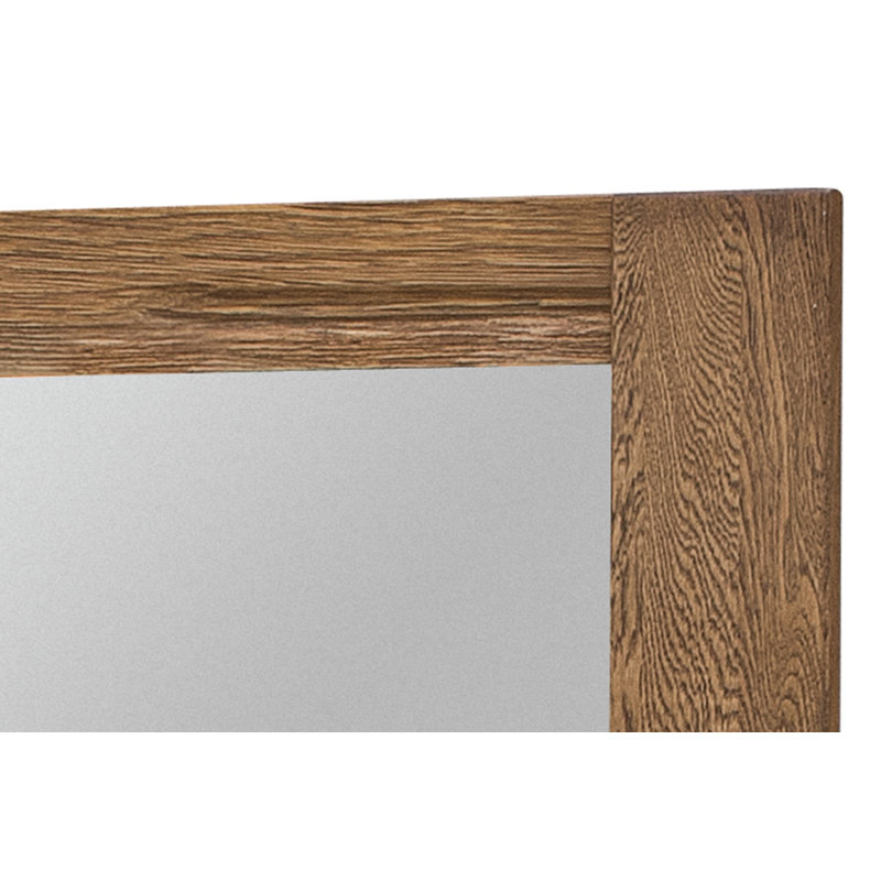 VELVET Solid and Manufactured Oak Wood Wall Mirror