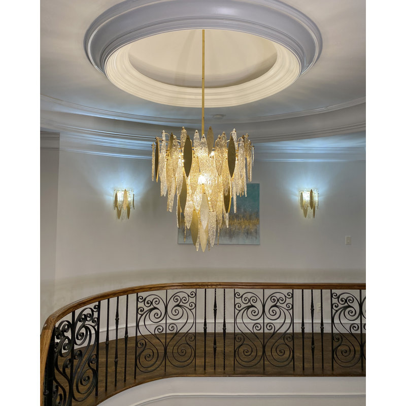 Aurick 21 - Light Dimmable Tiered Chandelier