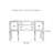 Retro Multifunctional Console Table