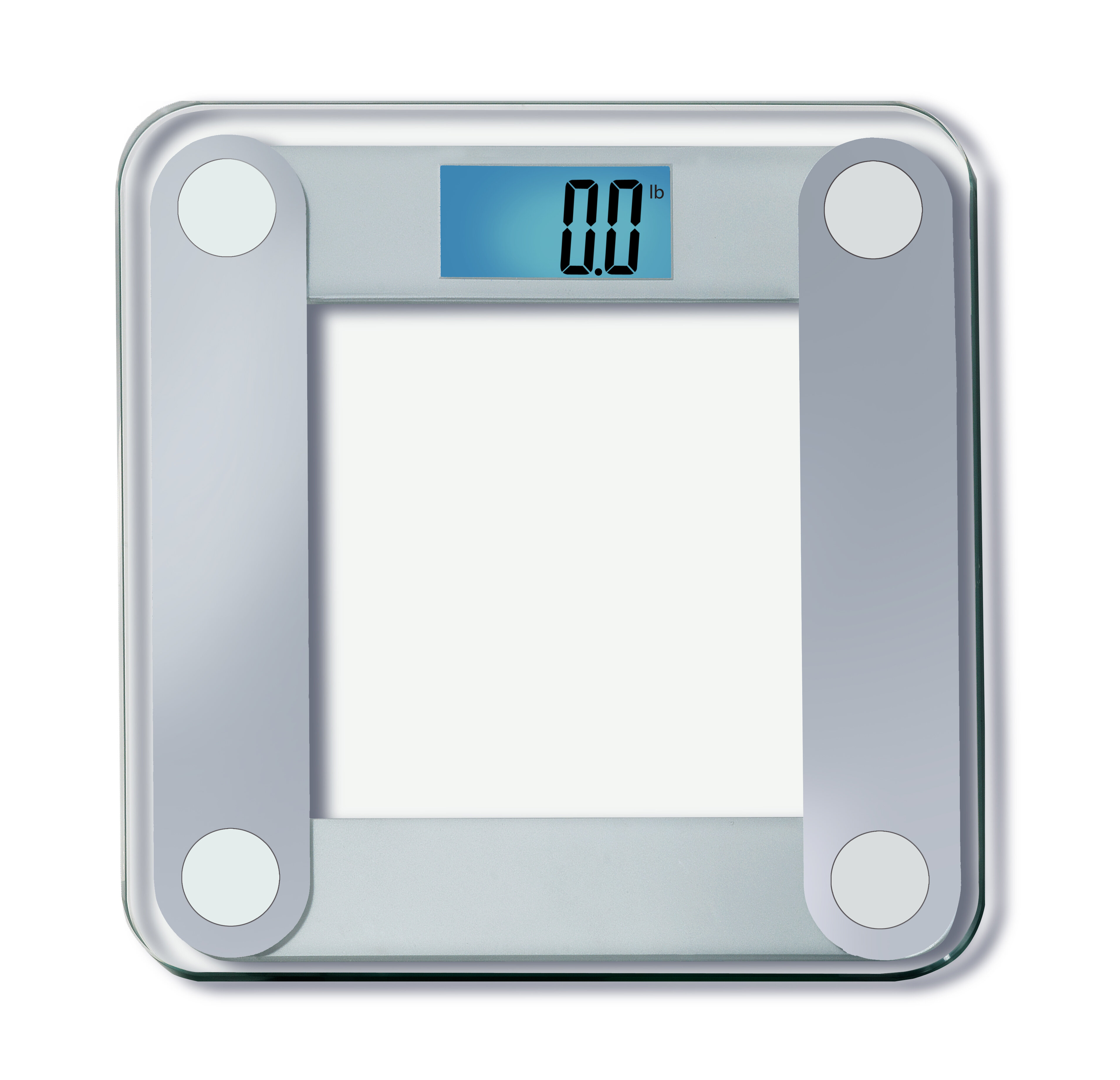 EatSmart Products Free Body Tape Measure Included Digital Bathroom Scale  with Extra Large Lighted Display