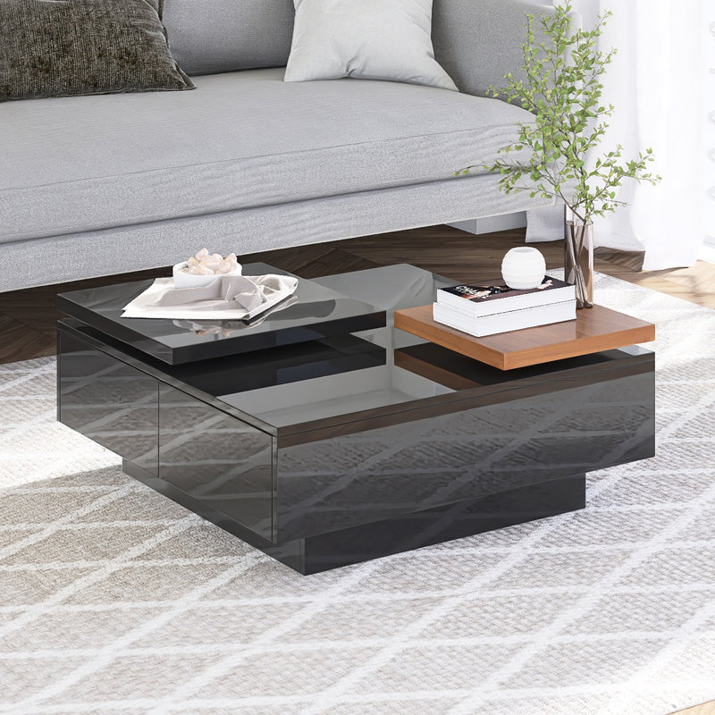 Table basse 31,5 po avec 4 tiroirs