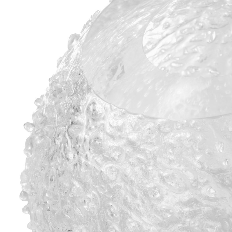 Vase Opulent Clear Glass