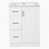 Blanc / chrome est en rupture de stock