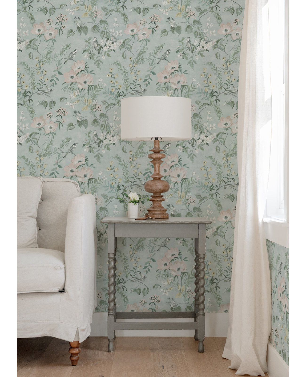 Harton Wallpaper Roll, Green