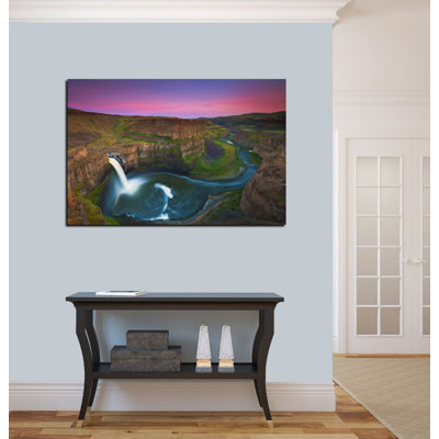 'Palouse Falls' by Jesse Estes, Canvas Wall Art