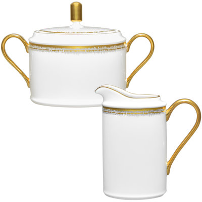 Noritake Haku Sugar and Creamer Set