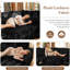 Canapé compact avec repose-pieds avec rangement et revêtement doux pour les petits espaces-1320048202