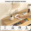 6 Drawer Modern Wooden Dresser with Handleless Design, Wide Storage Chest for Bedroom Living Room Entryway-1786899267