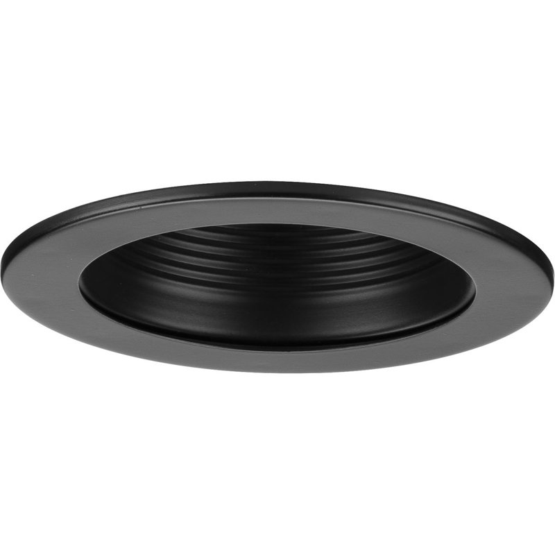 4" Antique Bronze Recessed Step Baffle Trim for Housing