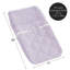 Housse de matelas à langer florale rose