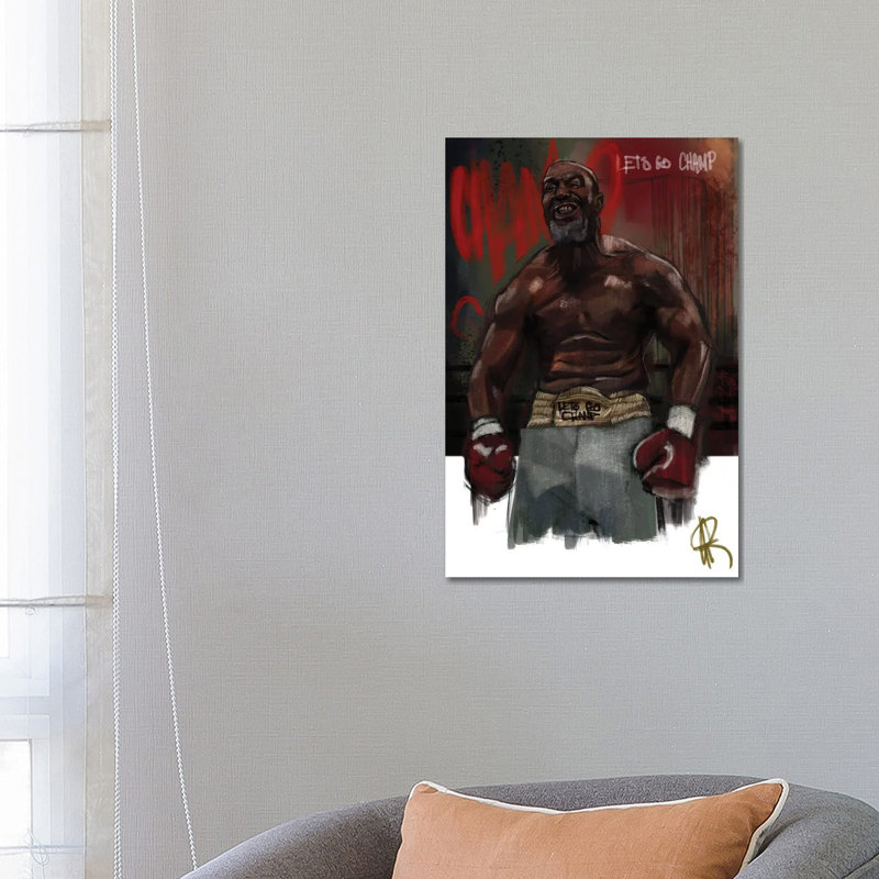 Let's Go Champ by Gordon Rowe - Wrapped Canvas Painting