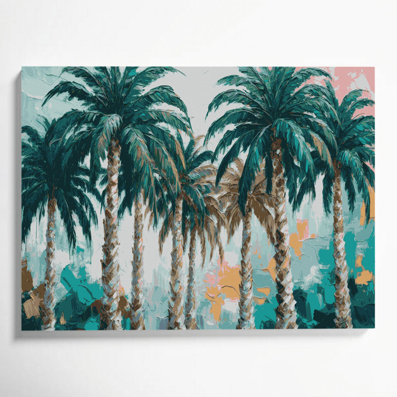 Art mural sur toile Botanical Royal Palm, H 8 po x l 10 po