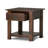 Monroe 22 Inch Solid Acacia Rustic End Table In Distressed Charcoal Brown (Set Of 2)-1994499000