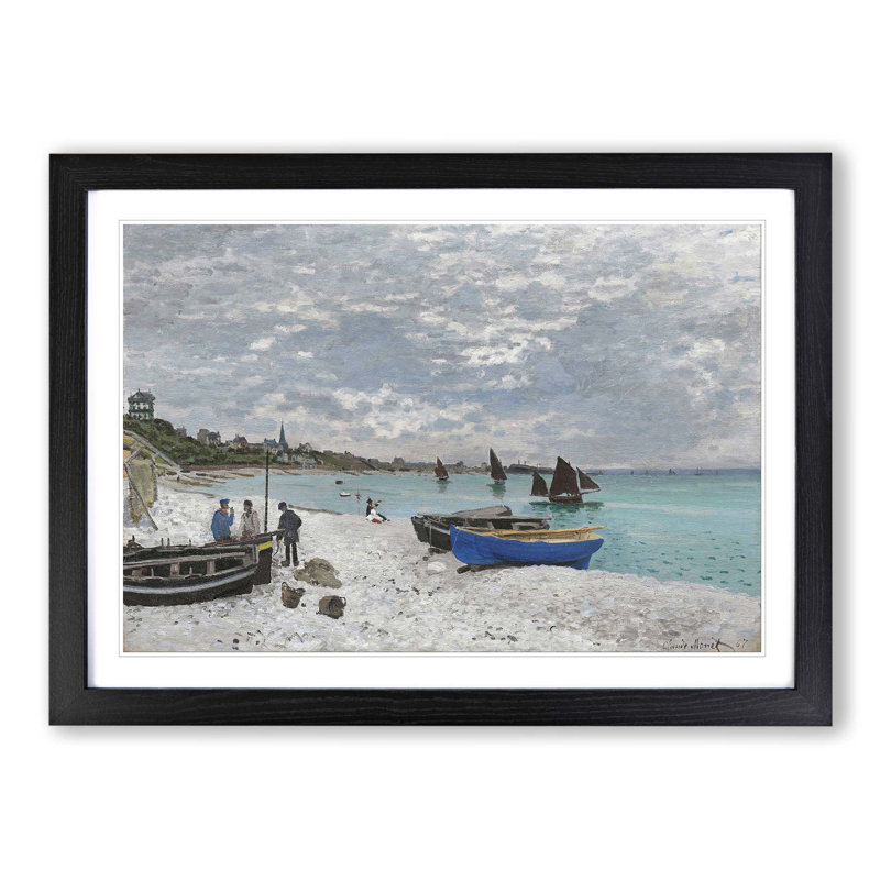 Claude Monet - Single Picture Frame Painting, Black