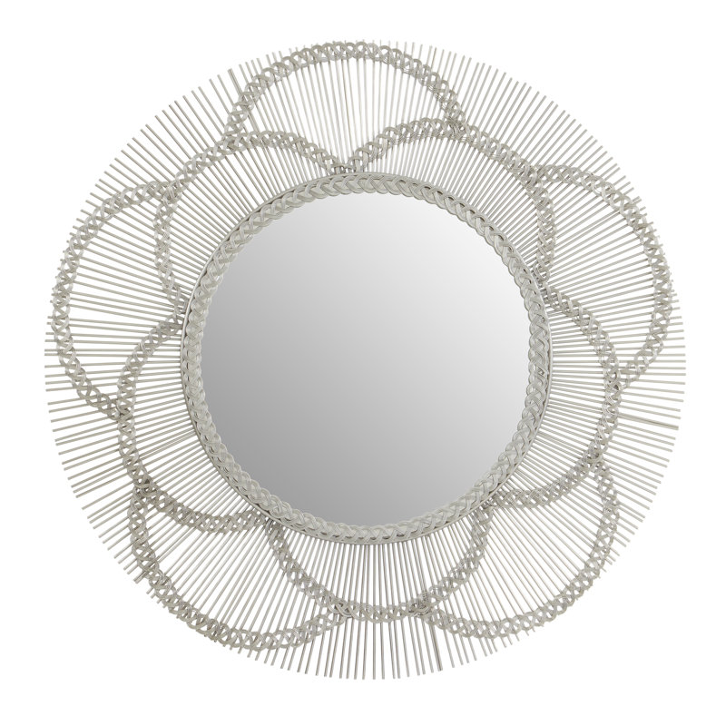 Buckland Metal Flat Wall Mirror