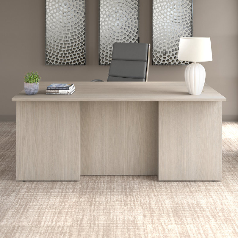 Ensemble de bureau configurable Office 500, Chêne sable, H 29,84 po x l 71,1 po x P 23,34 po