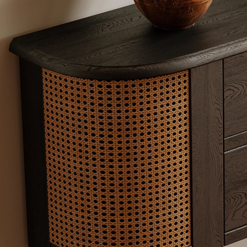 Armoire décorative en bois de frêne