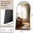 Malesha Large Modern Full Length Arched Aluminum Alloy Framed Floor Mirror-344613379-344613390