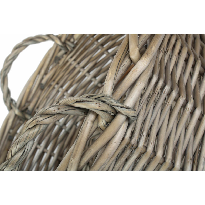Wicker Large Round Display Storage Basket