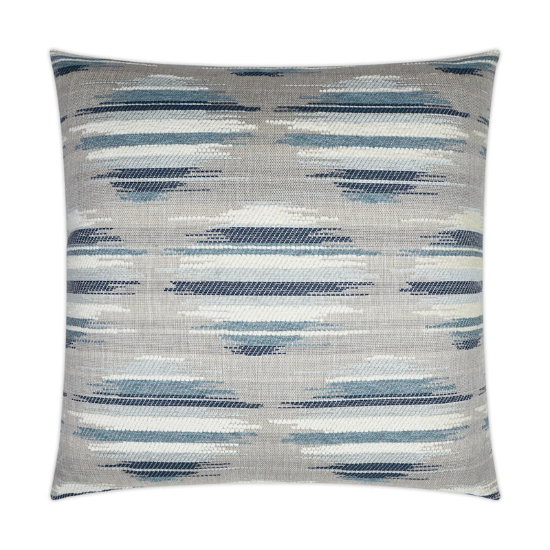 Kenzo Pillow Cover & Insert, Blue, Square 20"