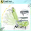 Chaise de plage inclinable en aluminium 8,5 po à 5 positions avec sac isotherme et porte-gobelet-1442907946