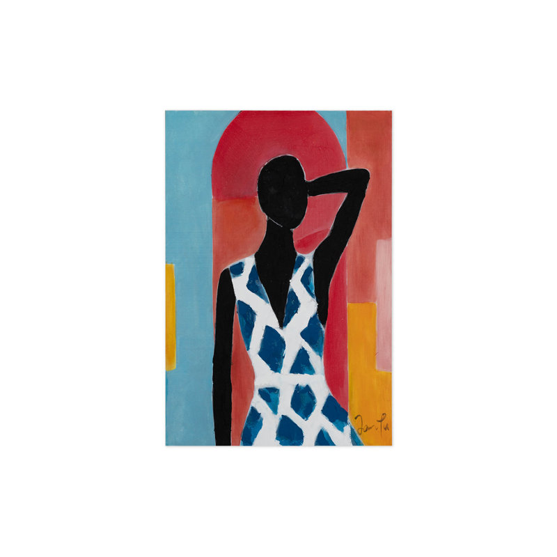 Hand -painted Colorful Day acrylic painting