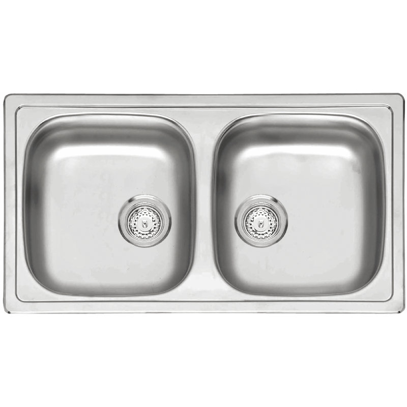 Double Bowl Inset Kitchen Sink