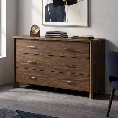 Casillas 6-Drawer Dresser with Felt-lined Top Drawers