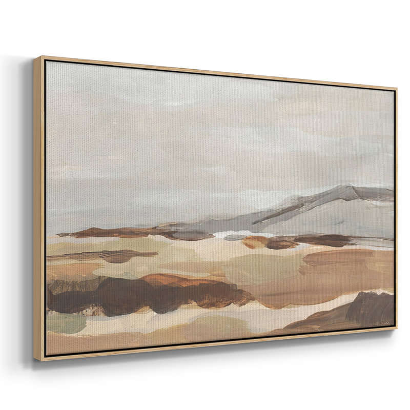 Dusky Mountain I, reproduction d'art sur toile, H 25 po x l 37 po x P 2 po, Cadre en bois naturel