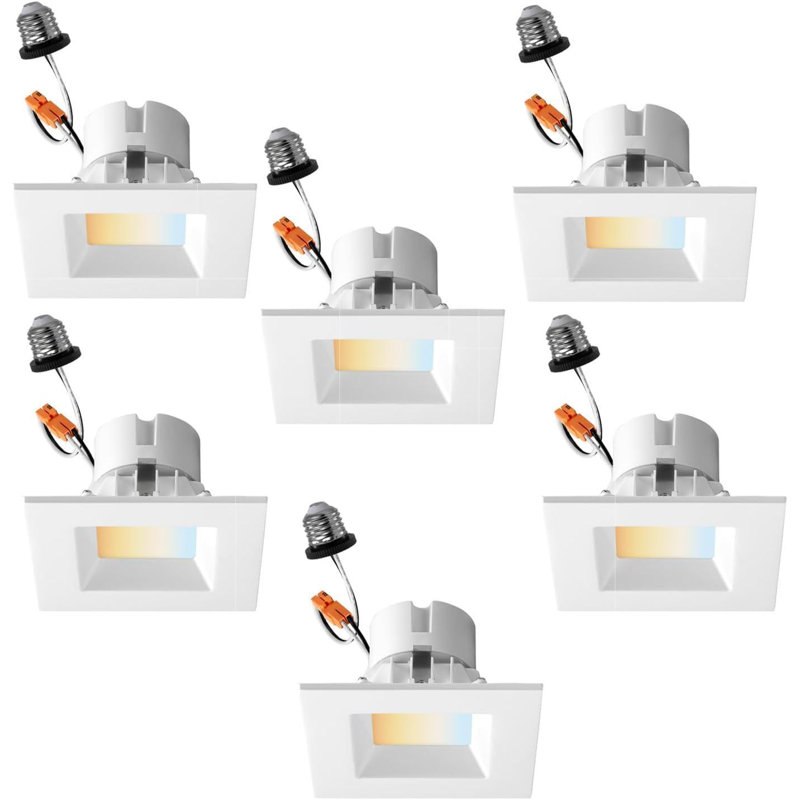 5 luminaires encastrés
