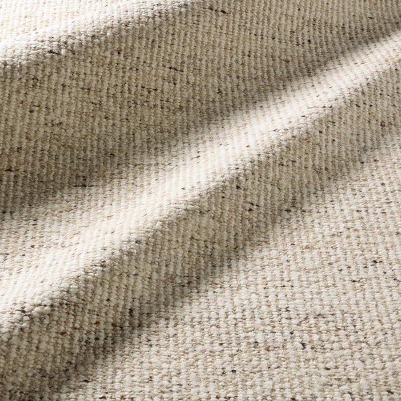 Jaipur Living Amgala LEO14 Handmade Solid Ivory Area Rug (10'x14'), Rectangle 9' x 12'
