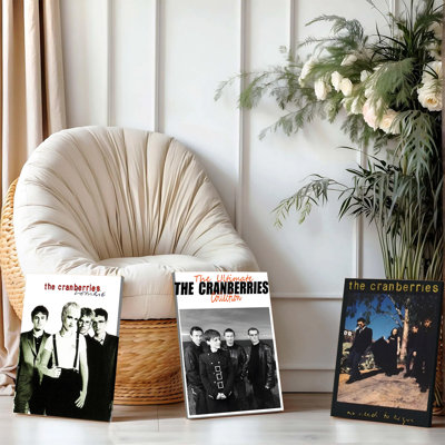 Ensemble de 3 affiches encadrées, reproductions sur toile de la pochette de l'album Zombie des Cranberries, collection ultime, affiches musicales No Need to Argue pour la décoration intérieure, art mural pour salon, chambre, studio de musique
