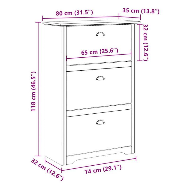 12 Pair Shoe Rack, White/White