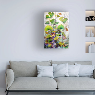 Art sur toile 7, feuilles