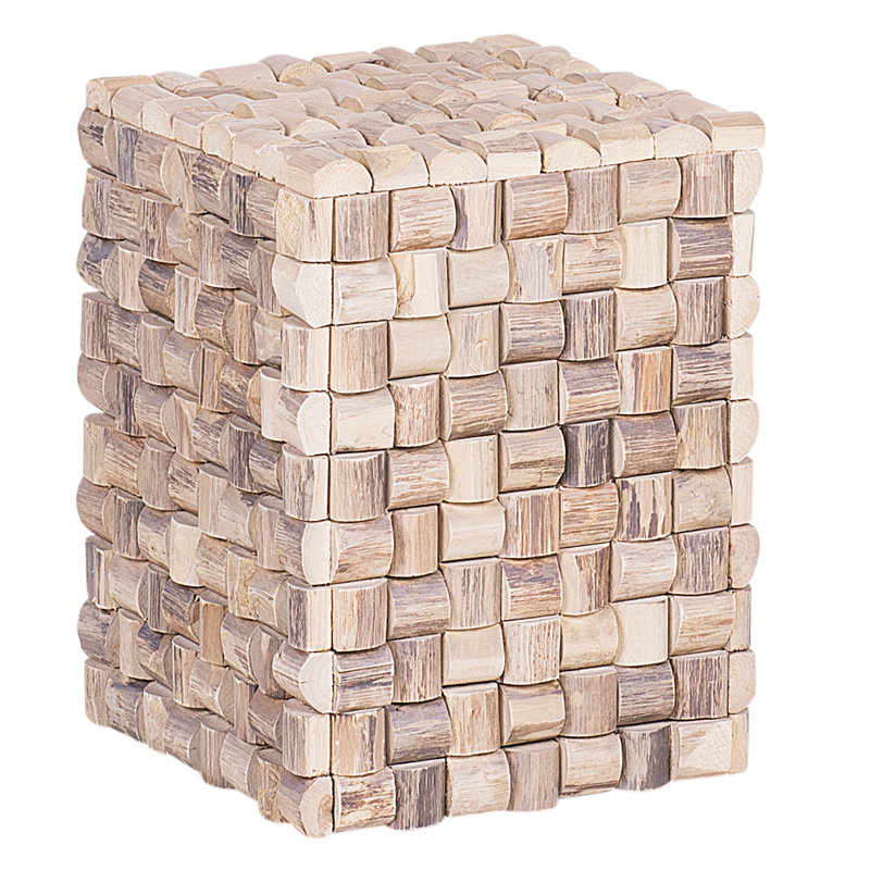 Waterbury Solid Wood Block End Table