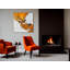 Larvos Volcanic Abstract Oil Painting