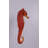 Small Red Seahorse Statue