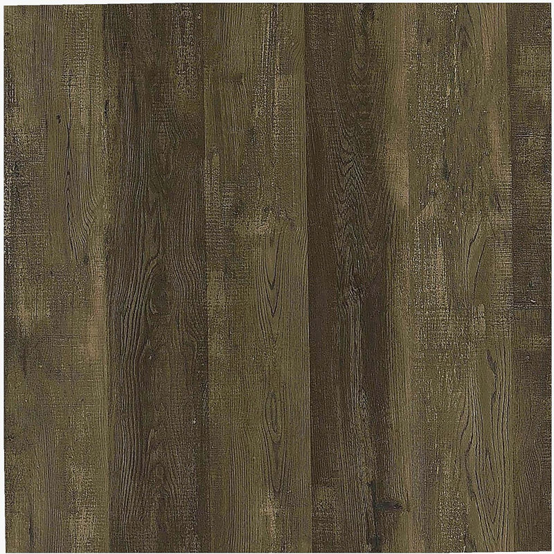 Black and Rustic Oak 40-inch Wall Shelf, Black/Brown, (4 Shelves) 46.08"H x 39.33"W x 11.58"D