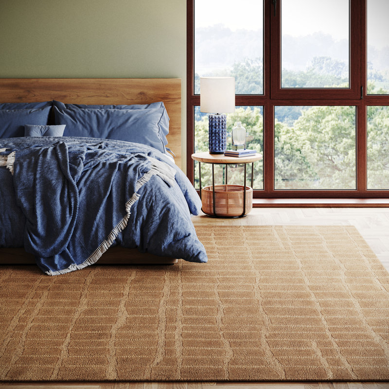 Avela Textured Abstract Rug, Rectangle 5' x 8'