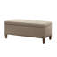 Banc de rangement en tissu
