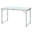Table de camping pliante portative en aluminium facile à nettoyer