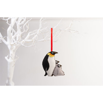 12.5cm Handmade Fabric Animals Hanging Figurine Ornament